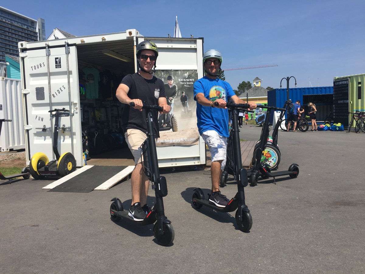 Escooters roll into Halifax and are now ‘scattered all over the city