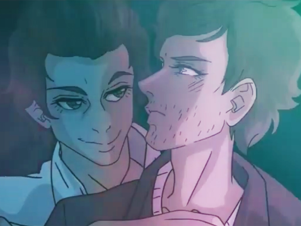 (L-R) The likenesses of Harry Styles and Louis Tomlinson, former One Direction bandmates, in the third episode od HBO's teen drama series, 'Euphoria.' The episode, 'Made You Look,' aired on June 30, 2019.