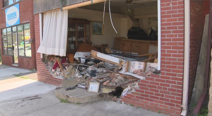 Police said the two men appeared to be impaired when officers apprehended them following the crash.