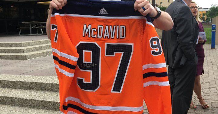 CONNOR McDAVID Autographed Edmonton Oilers Authentic Adidas Orange Jersey  UDA