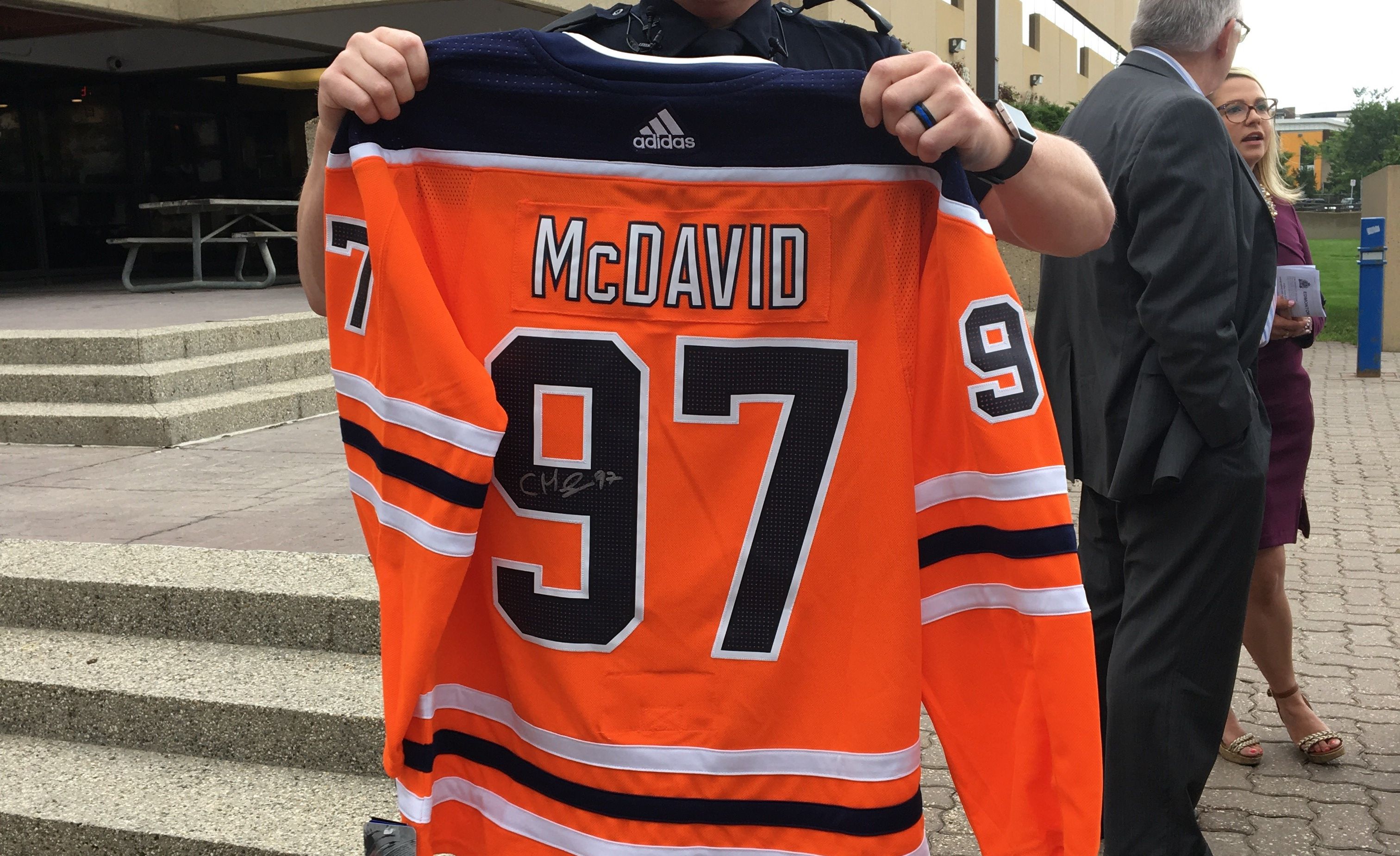 Connor McDavid Autographed Edmonton Oilers Adidas Jersey