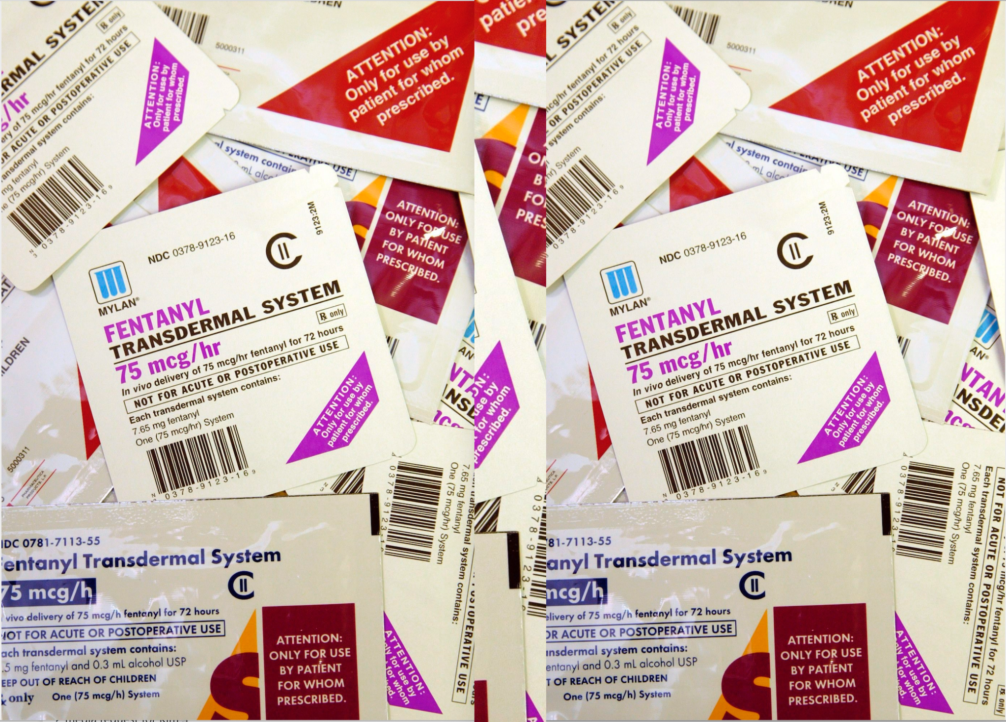 Prescription fentanyl patches.