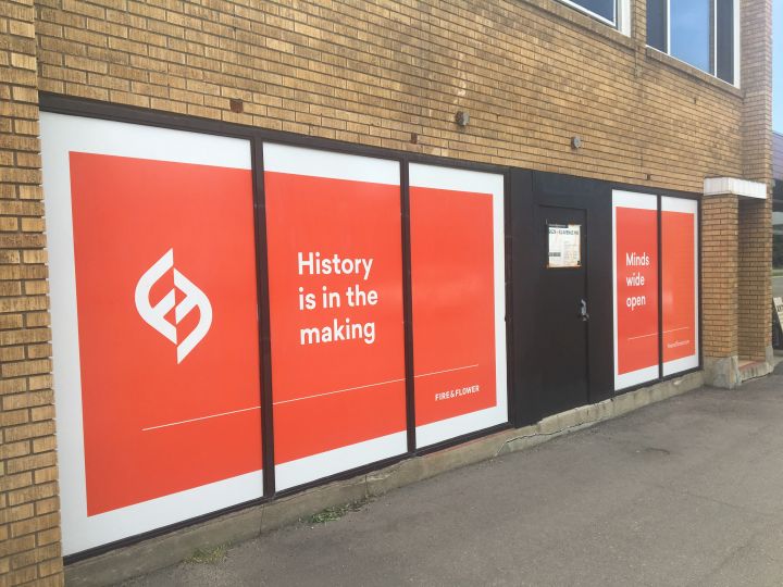 A photo of a Fire & Flower location in the area of Whyte Avenue and 96 Street in Edmonton.