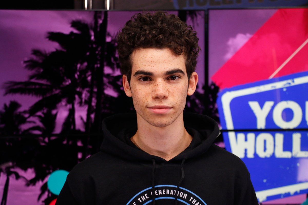 Cameron Boyce visits the Young Hollywood Studio on September 24, 2018 in Los Angeles, California.