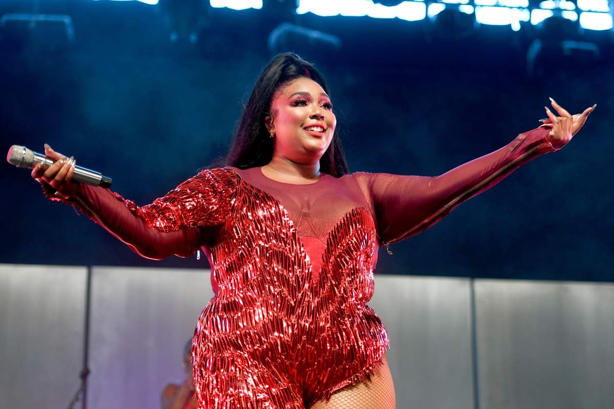 Lizzo performs at Mojave Tent during the 2019 Coachella Valley Music And Arts Festival on April 21, 2019 in Indio, Calif.