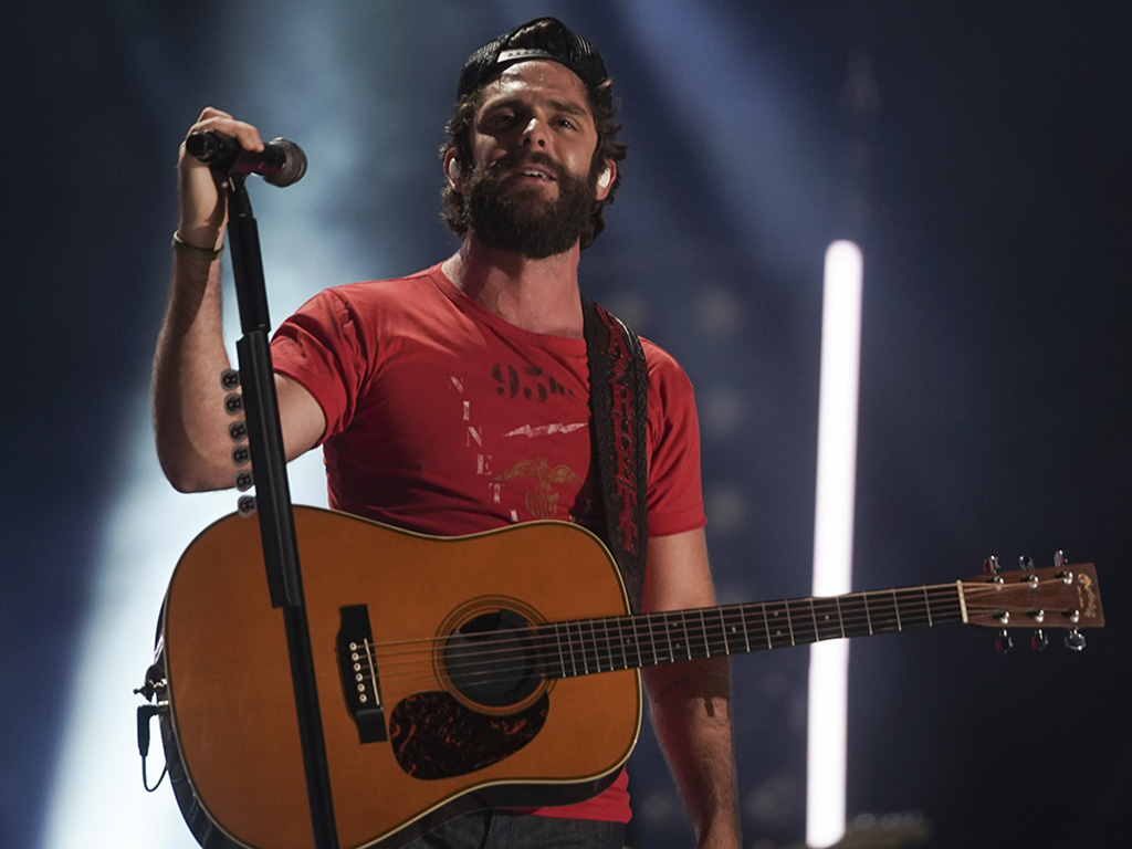 Thomas Rhett performing at CMA Fest on Aug. 4, 2018.