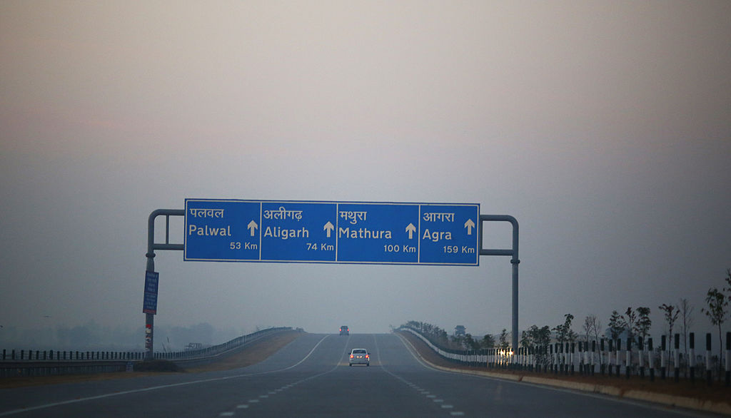 A state government spokesman said the crash occurred on Yamuna Expressway early Monday near Agra in Uttar Pradesh state.