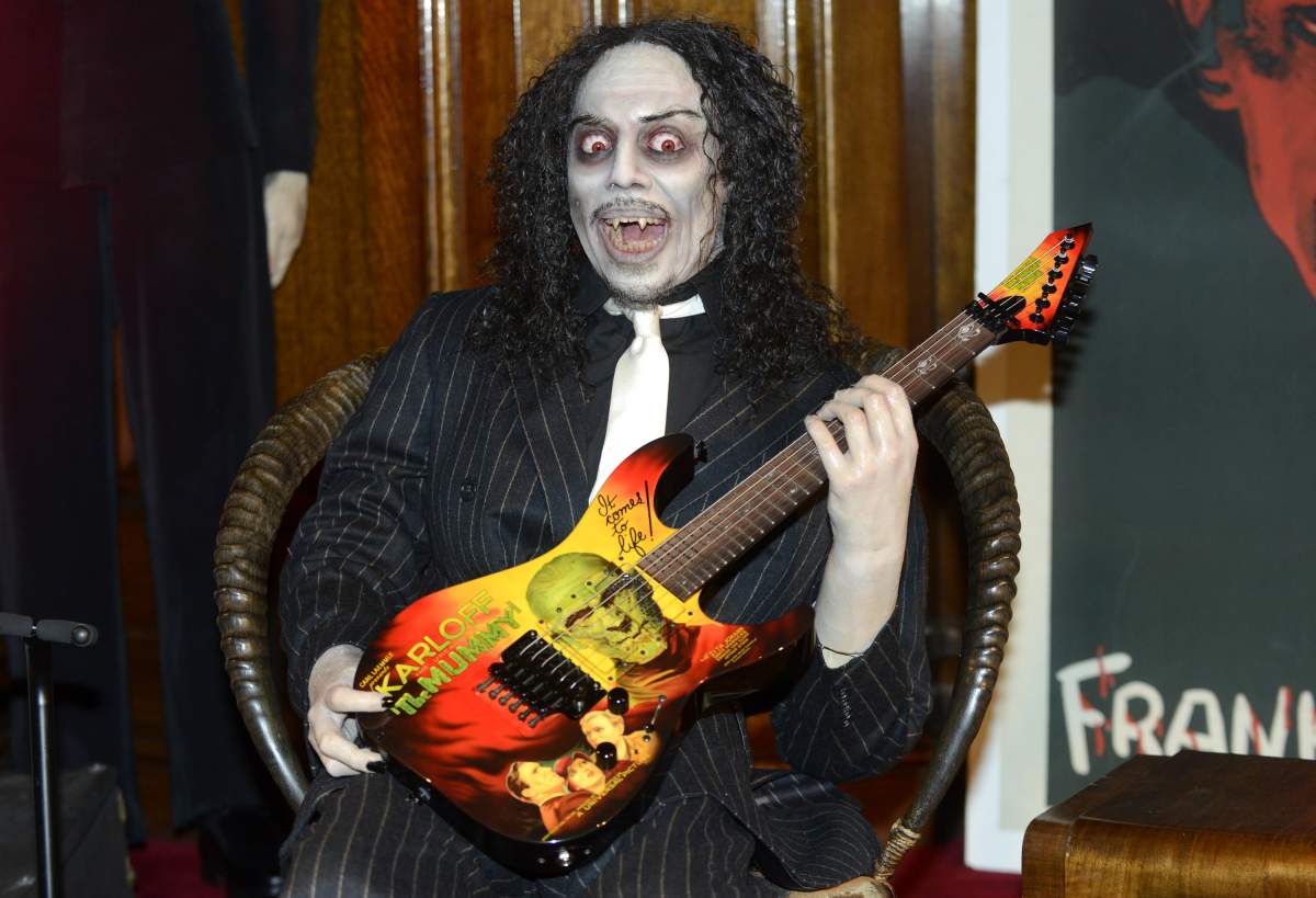 A Kirk Hammett of Metallica figure at Kirk Von Hammett’s Fear FestEvil at the Grand Regency Ballroom on Feb. 7, 2014 in San Francisco, Calif.