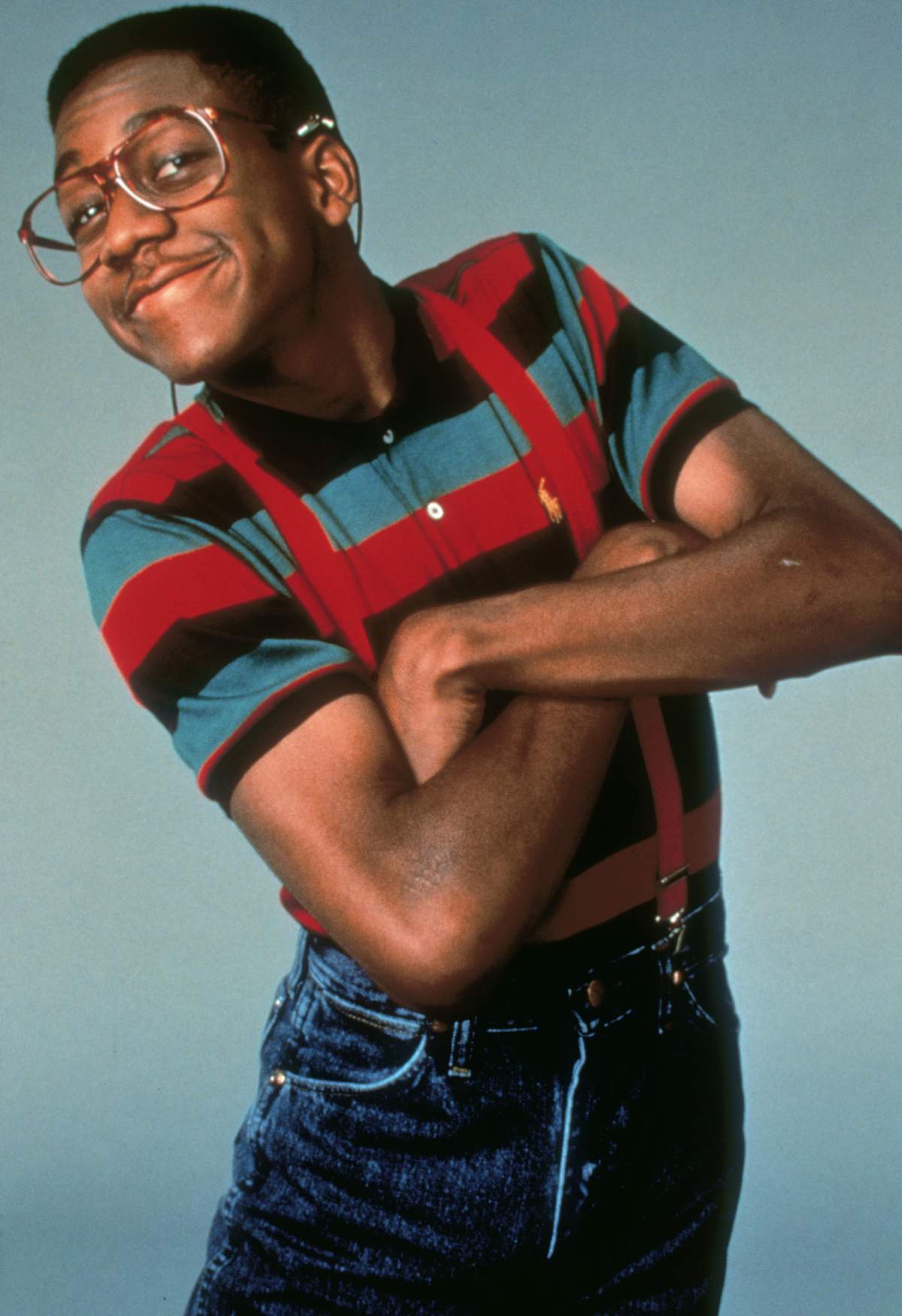 American actor Jaleel White, who stars as Steve Urkel in the television series ‘Family Matters,’ circa 1990. (Photo by Fotos International/Archive Photos/Getty Images)