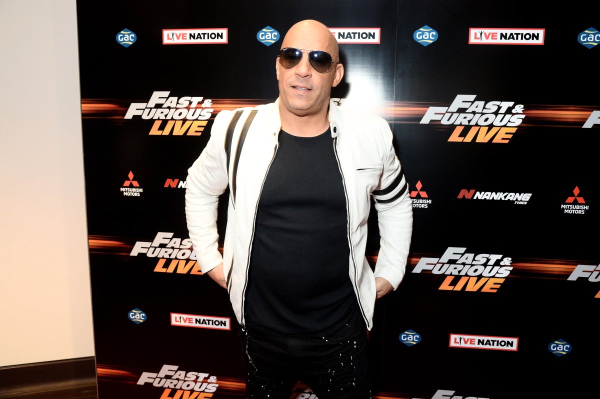 Vin Diesel attends the 'Fast and Furious Live' premiere at The O2 Arena on January 19, 2018 in London, England.