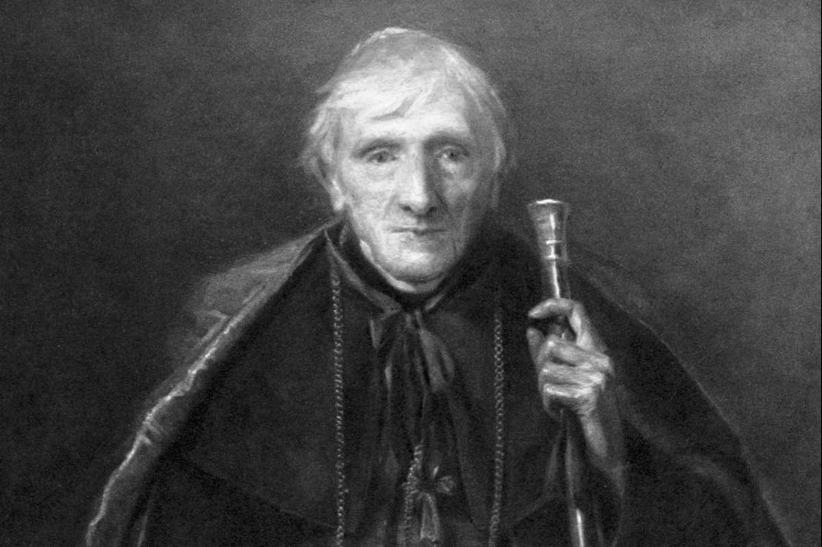 Portrait of British author, John Henry Newman.