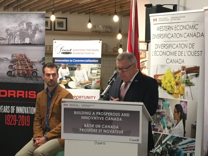 Ralph Goodale announces funding for Saskatchewan-based businesses in Saskatoon on July 24, 2019.