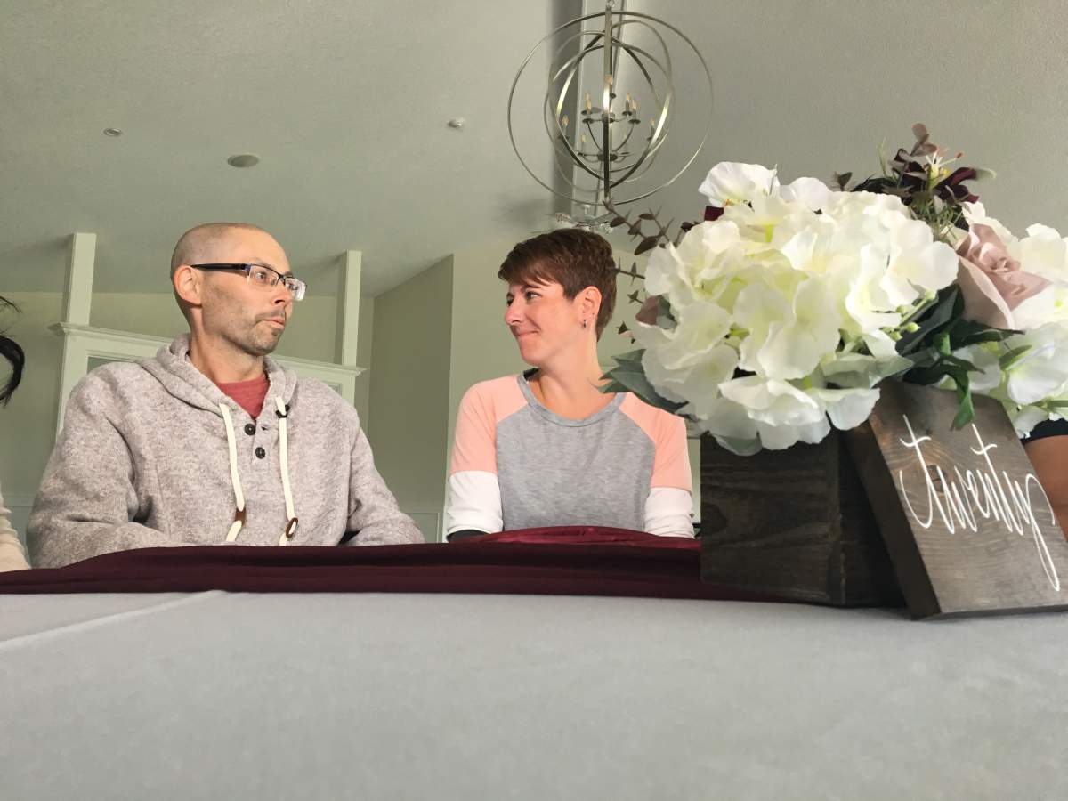 Gregg and Jenny meet with a wedding planner.