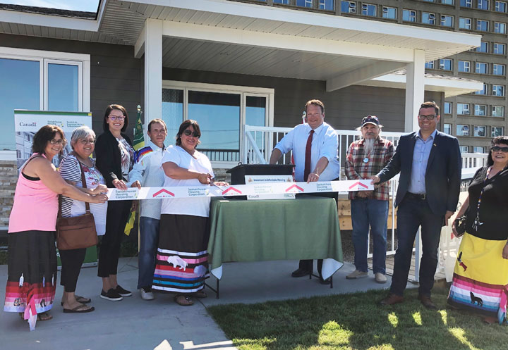 A new project officially opened in North Battleford, Sask., to provide safe housing for up to eight people and help break the cycle of homelessness.
