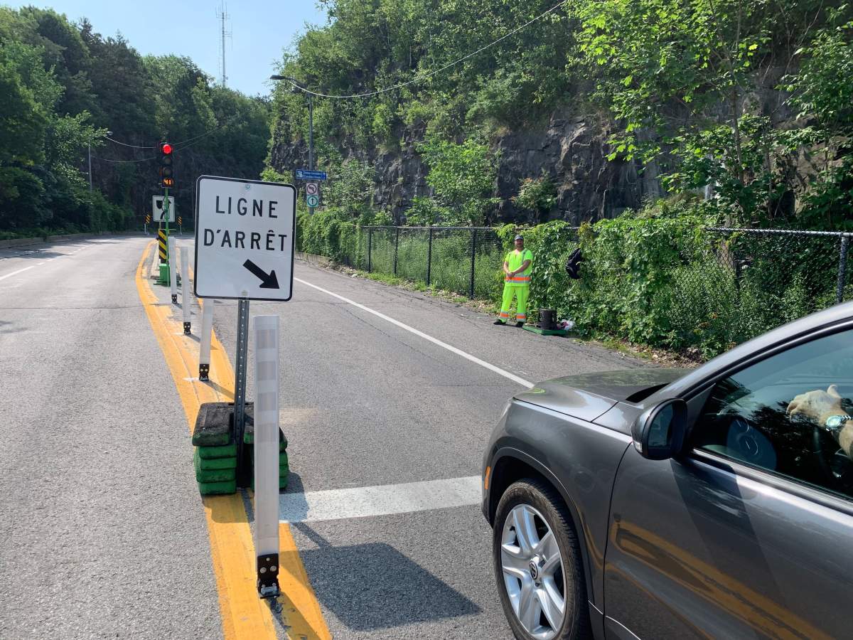 The measures were put on Camillien-Houde Way following the 2017 death of Clément Ouimet.