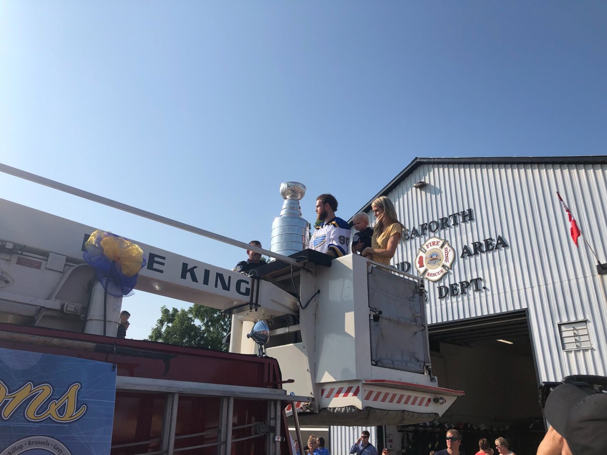 Ryan O'Reilly brought the Stanley Cup to Seaforth, Ont. on July 25, 2019. 