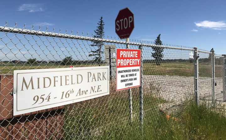 The City of Calgary is looking for public input into the development of a large parcel of land on 16 Avenue N.E. that once was home to the Midfield Mobile Home Park.