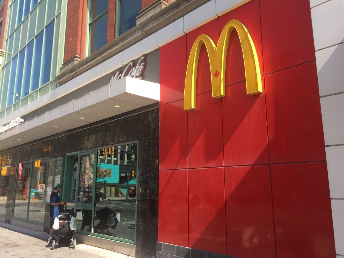Market Tower has been home to a McDonald's location since the early 1990s.