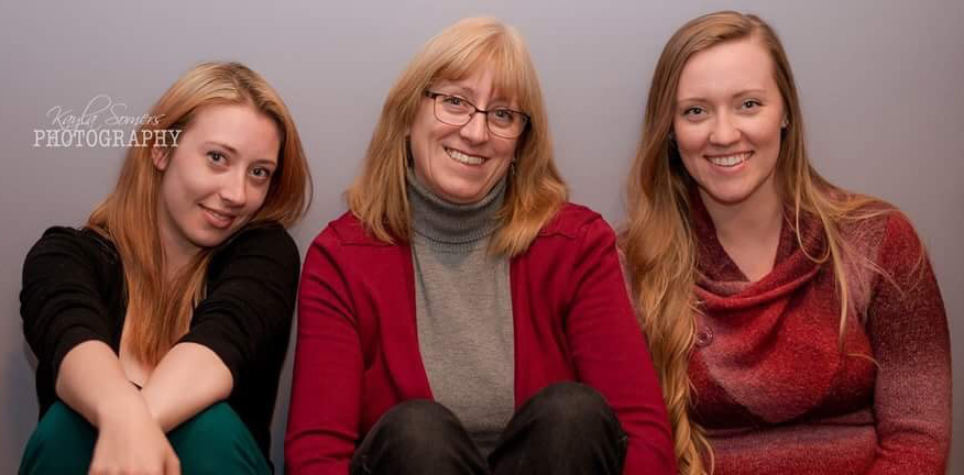 Judy Booth (centre) is pictured with her daughters Karen Benvie and Holly Benvie. Booth was one of three passengers killed in the Westboro double-decker bus crash on Jan. 11, 2019.