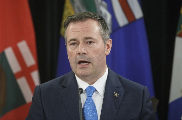 A file photo of Alberta premier Jason Kenney. 