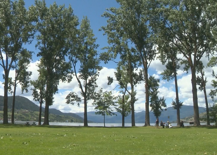 The City of Vernon had issued a water quality advisory for Kin Beach on Okanagan Lake saying swimming was not recommended.