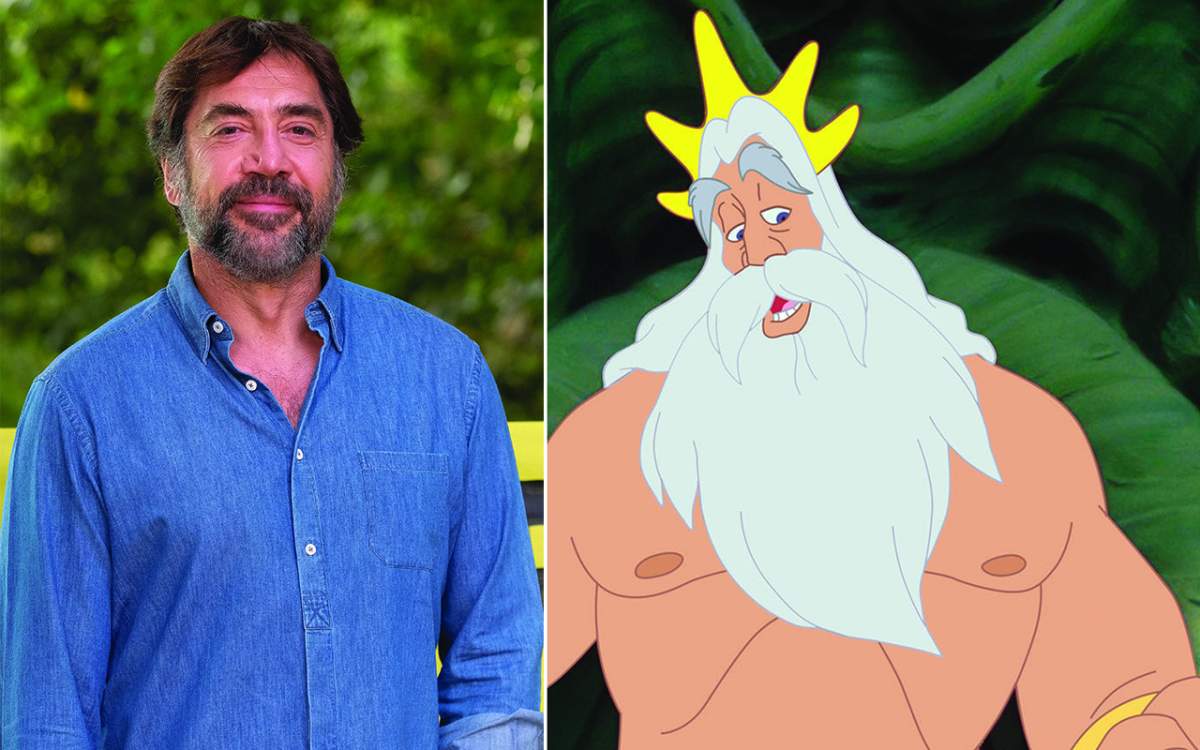 (L-R): Javier Bardem and King Triton.
