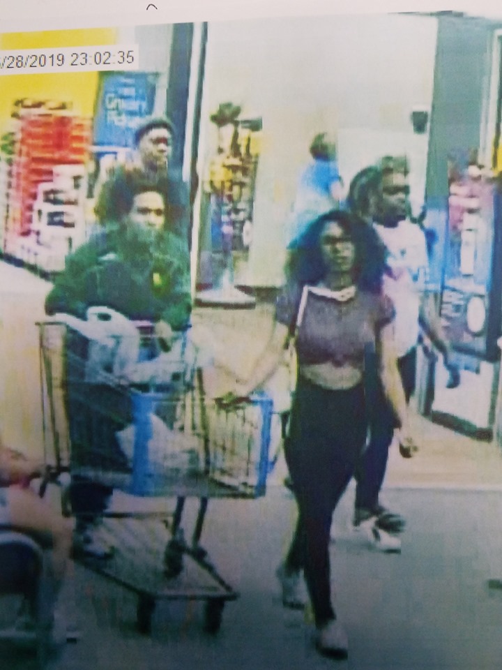 Police in Lufkin, Texas have released this image from security footage showing a woman suspected of licking ice cream at a Walmart in the city on June 28, 2019.