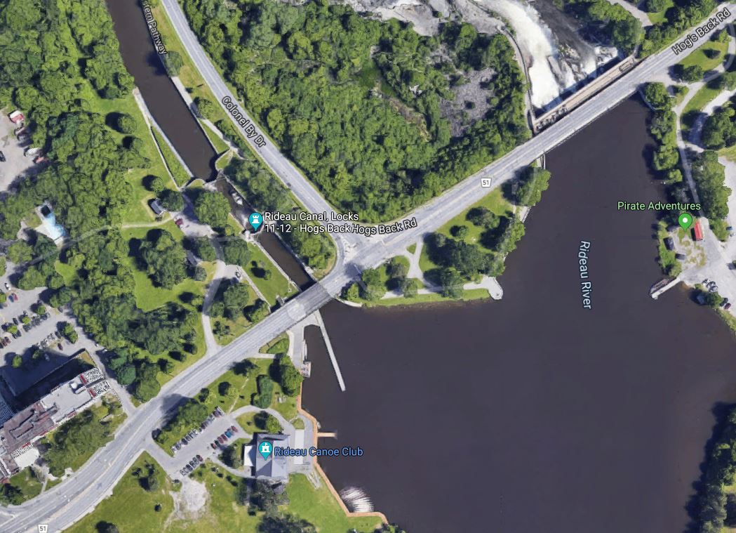 Hog's Back swing bridge
NCC.