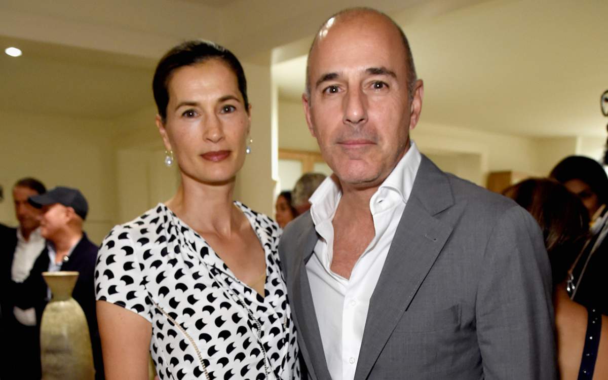 Annette Roque and Matt Lauer attend Apollo in the Hamptons 2017: hosted by Ronald O. Perelman at The Creeks on August 12, 2017 in East Hampton, New York.