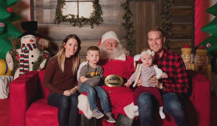 The Catto family pictured in December 2017.