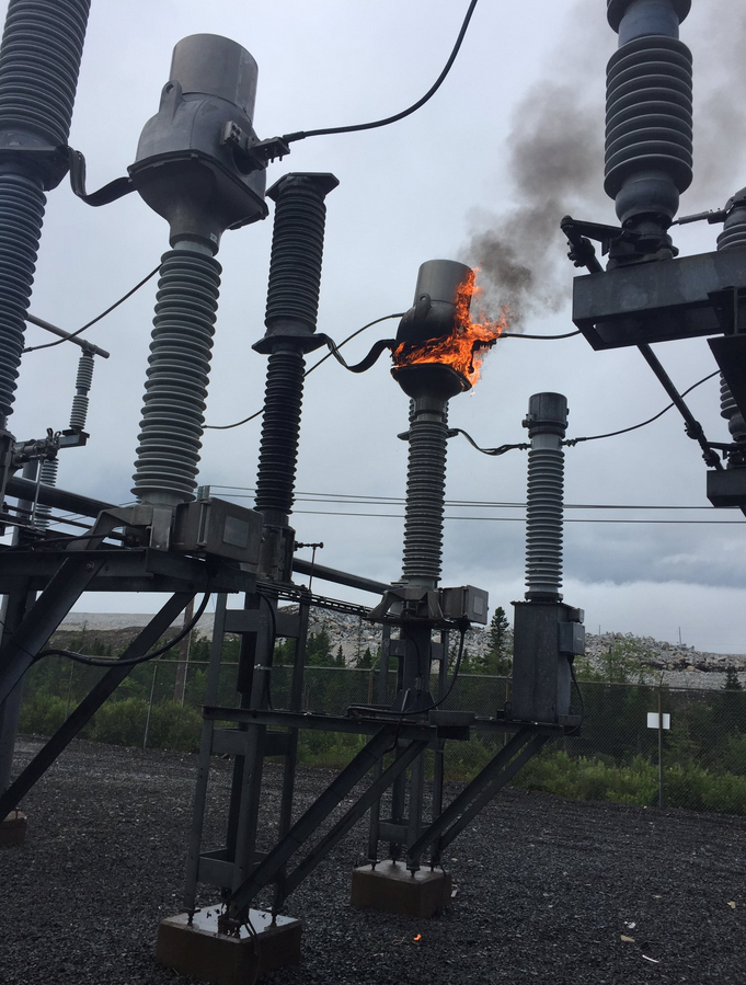 Nova Scotia Power says a lightning strike at their Lakeside substation caused a power outage in the Clayton Park West and Kearney Lake area.