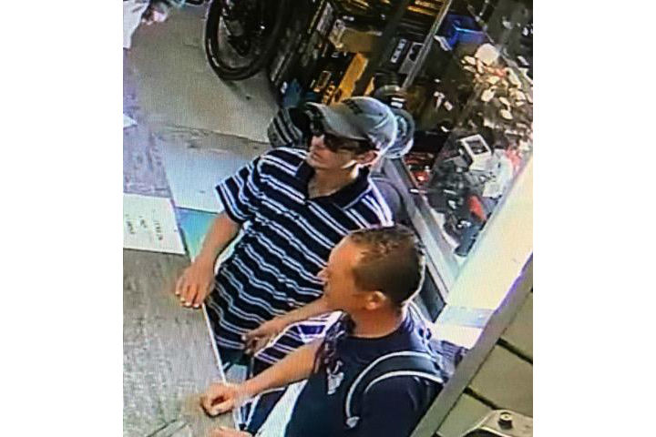 Police are searching for a suspect involved in an alleged theft at a Barrie store.