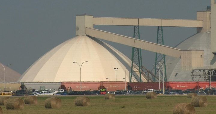 Nutrien curtails Saskatchewan Cory potash mine production due to port strike  | Globalnews.ca