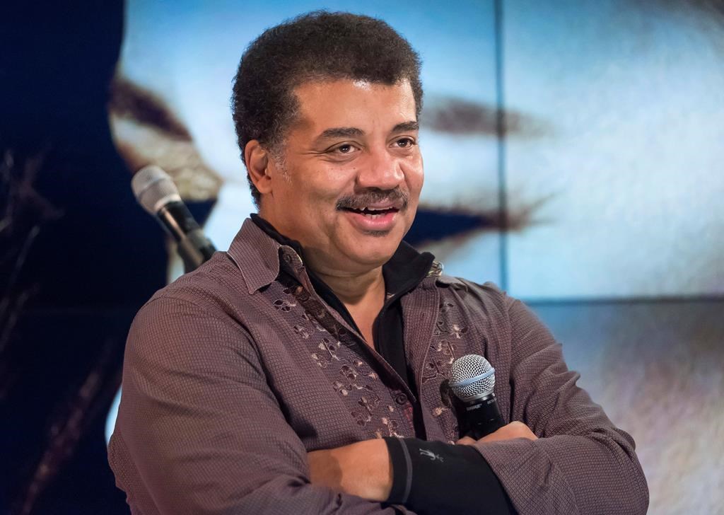 Neil deGrasse Tyson attends a fan event celebrating the release Kelly Clarkson's album 'Meaning of Life' at YouTube Space New York in New York on Nov. 1, 2017.