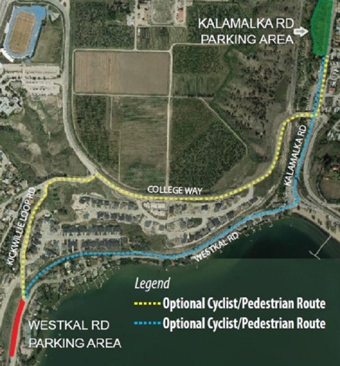 Kelowna Rail Trail Map