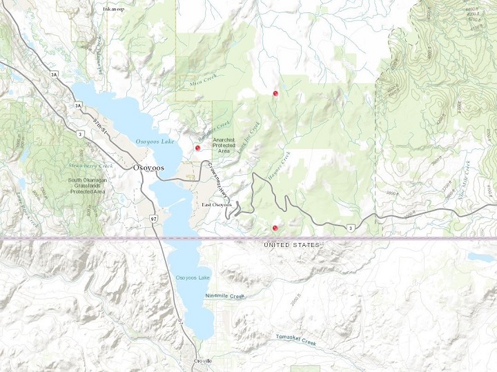 One fire was human caused, others were lightning strikes.