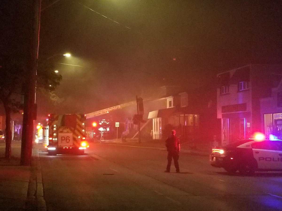Firefighters knock down blaze at 3storey home in Hamilton’s east end