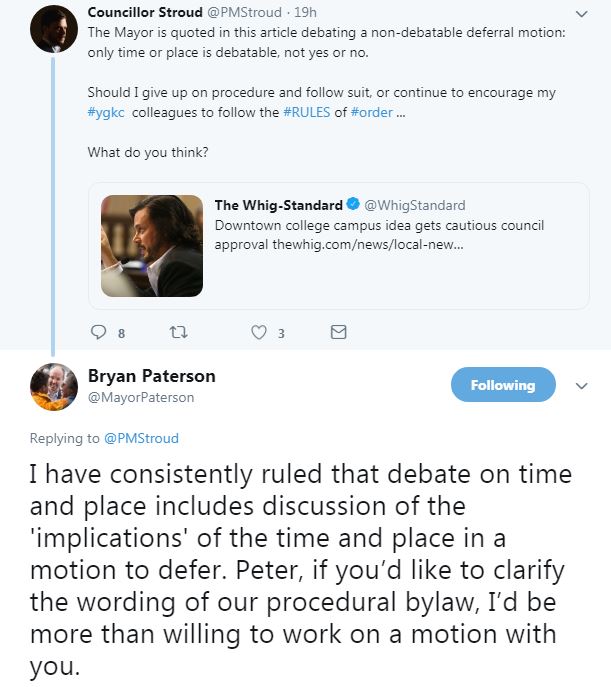 Councillor, mayor face off over proposed downtown St. Lawrence College campus - image