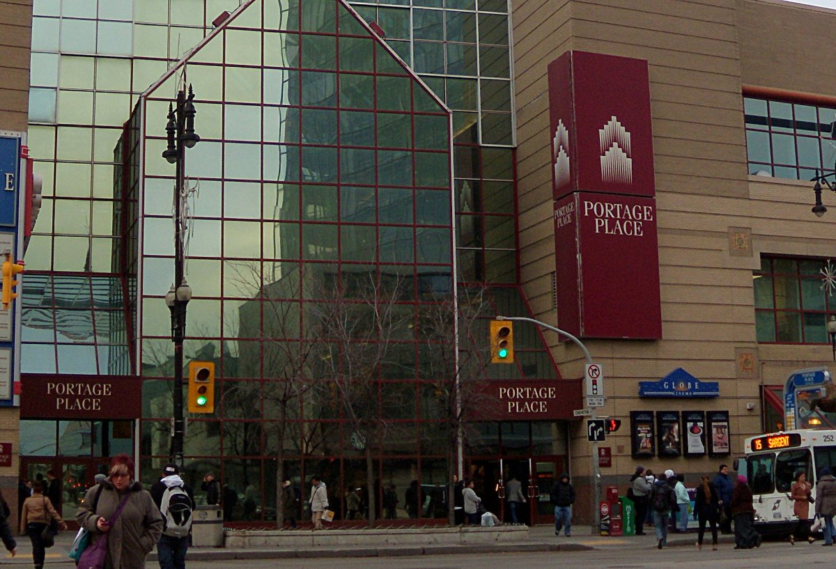 Portage Place Mall. 
