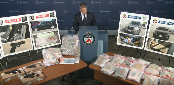 Police said they seized guns and fentanyl in Project Oz.