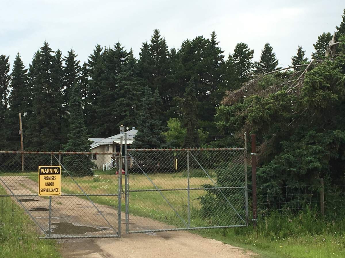 A rural home near 247 Avenue and 18 Street in northeast Edmonton on July 30, 2019.