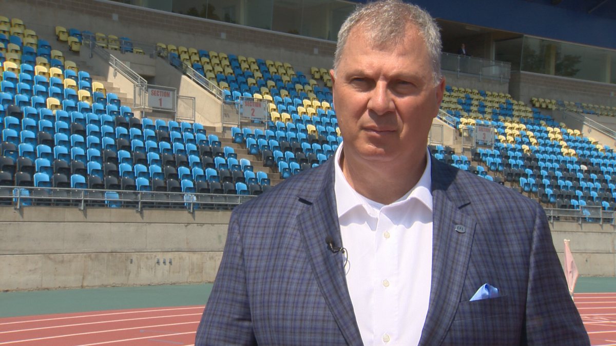 Randy Ambrosie, the CFL commissioner, says the league would support the Atlantic region’s team starting in Moncton for a couple seasons while a land deal is finalized in the Halifax area