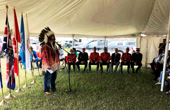 The Red Pheasant Cree Nation celebrated the return of the Treaty No. 6 Medal with an official repatriation ceremony on Thursday, July 4, 2019.