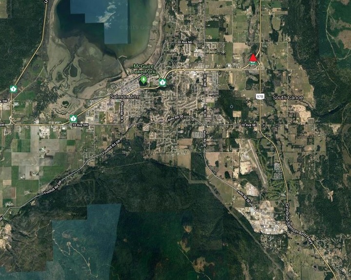 A section of the Trans-Canada Highway in Salmon Arm, B.C., is being impacted by a traffic accident. The eastbound lanes of the highway are closed because of an incident at the intersection of the Trans-Canada and Highway 97B. The highway is expected to fully reopen at 12:30 p.m. 