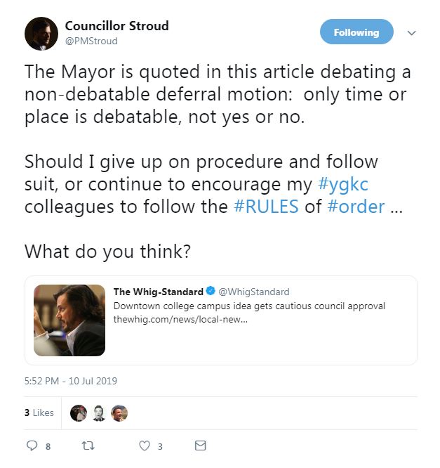 Councillor, mayor face off over proposed downtown St. Lawrence College campus - image