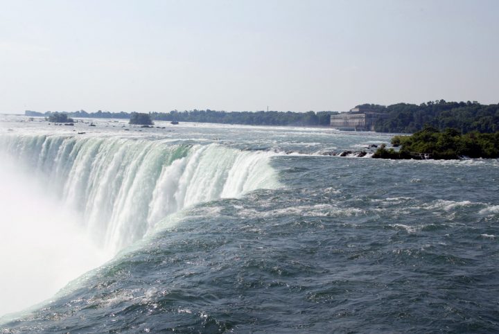 This file photo shows the Horseshoe Falls in Niagara Falls, Ont. Sunday July 11, 2004.
