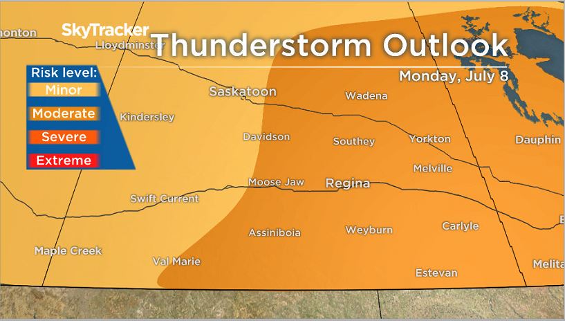 Thunderstorm Outlook In Saskatchewan For July 8. 1 ?quality=85&strip=all