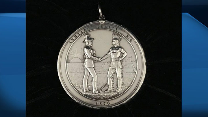 The Treaty No. 6 Medal was first presented to Chief Red Pheasant on Aug. 28, 1876.