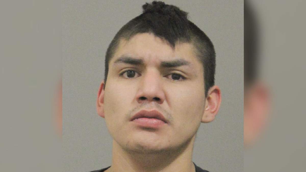 A warrant has been issued for Tristan Crokkedlegs-King, 22,  after shots were fired into a home on the Sunchild First Nation on Friday.