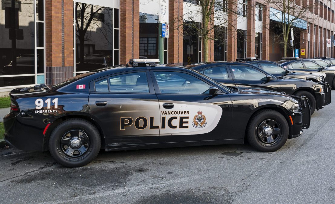 Vancouver police cars are shown in this file photo.